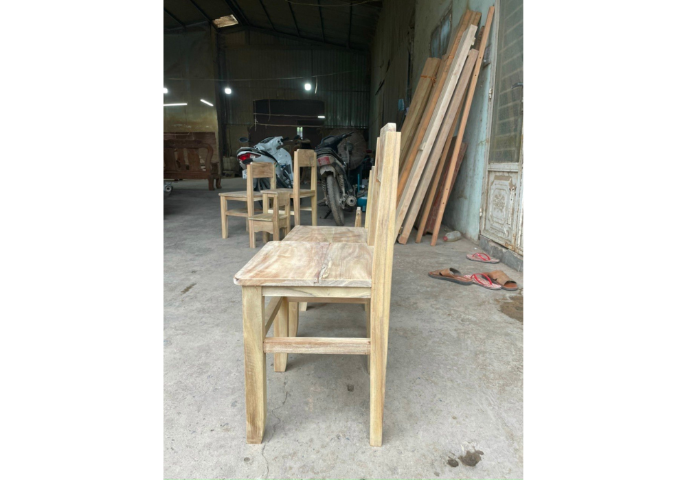 Bàn Ghế Học Sinh Gỗ Tràm Bông Vàng